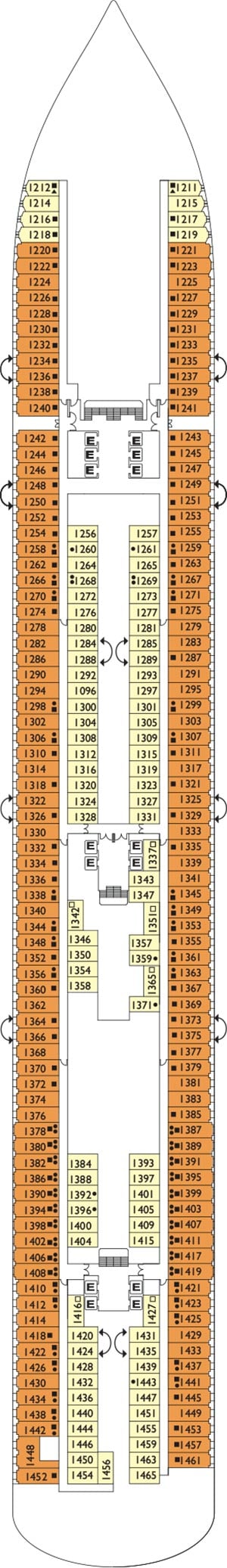 Excelsior Deck 1 Plan