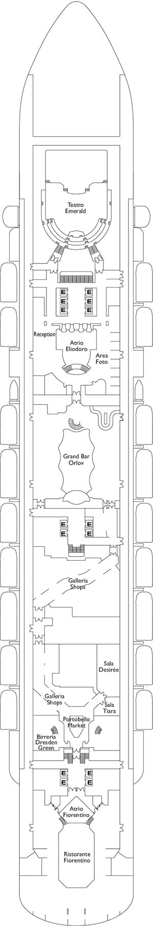 Perla Di Venere Deck 4 Plan