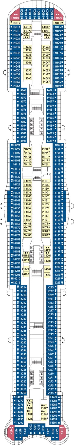 Deck 14 - Livorno Plan