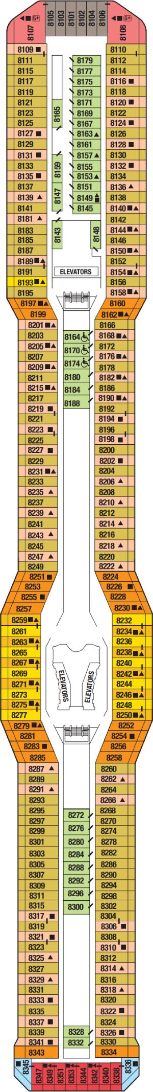 Deck 8 Vista Plan