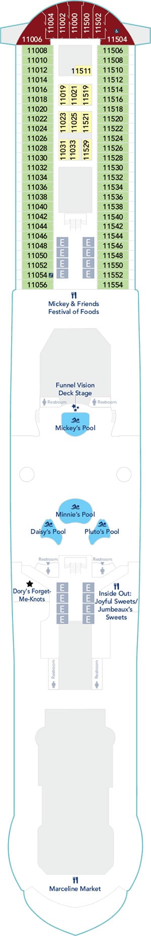 Deck 11 Plan