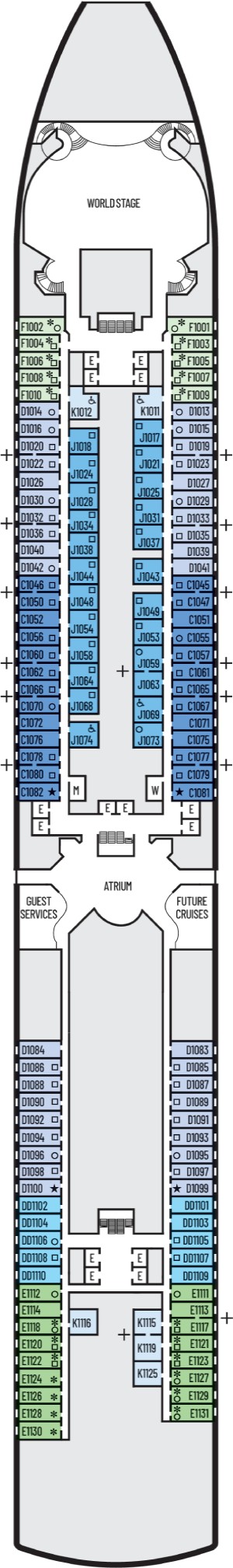 Deck 1 - Main Deck Plan