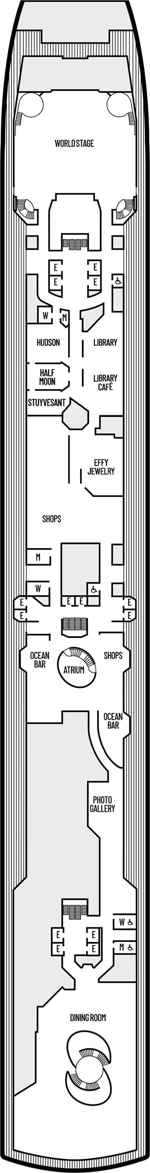 Deck 3 - Promenade Deck Plan