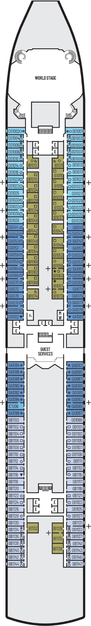 Deck 1 - Main Deck Plan