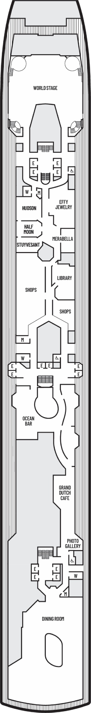 Deck 3 - Promenade Deck Plan