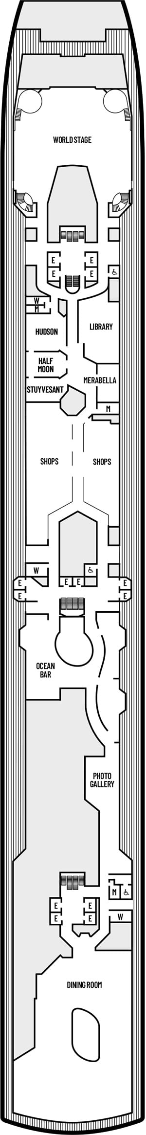 Deck 3 - Promenade Deck Plan