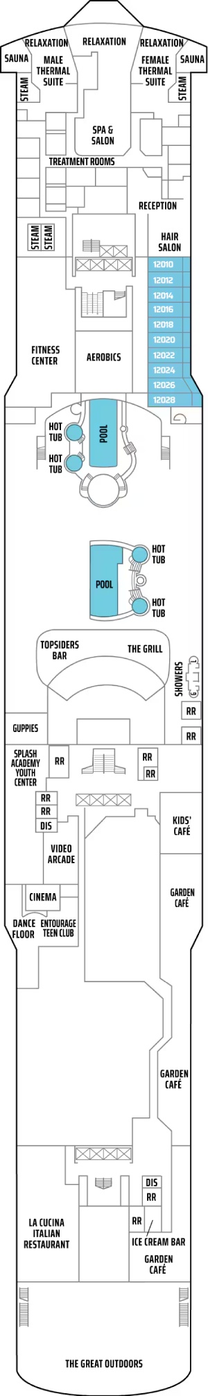 Deck 12 Plan