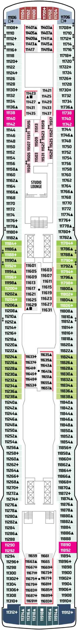 Deck 11 Plan