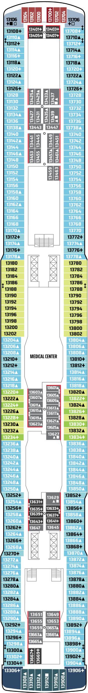 Deck 13 Plan