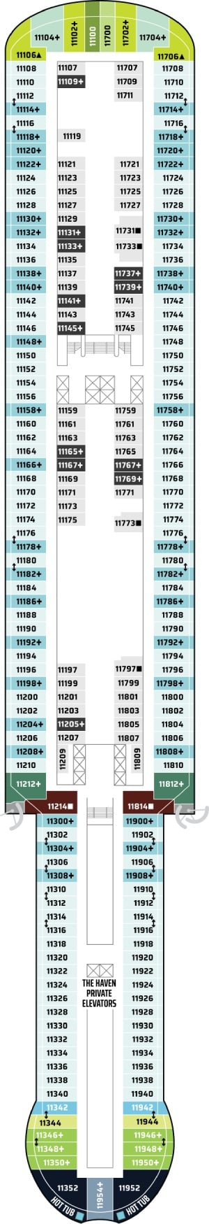 Deck 11 Plan