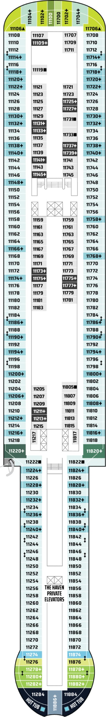 Deck 11 Plan