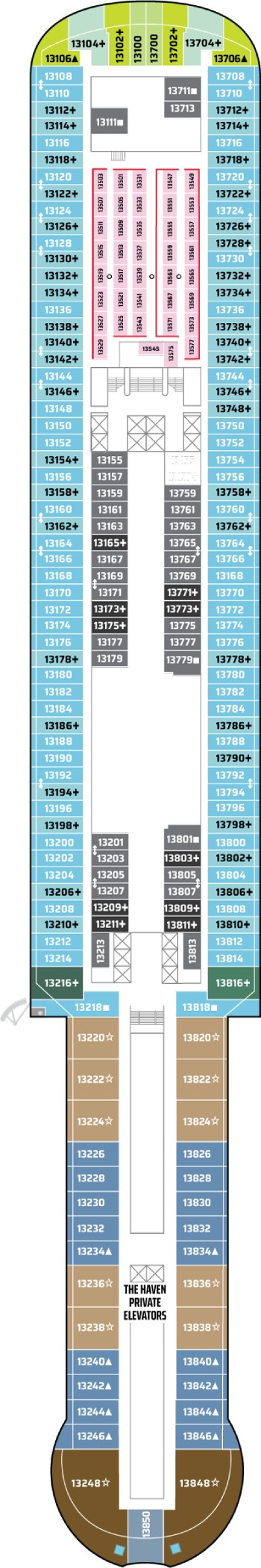 Deck 13 Plan