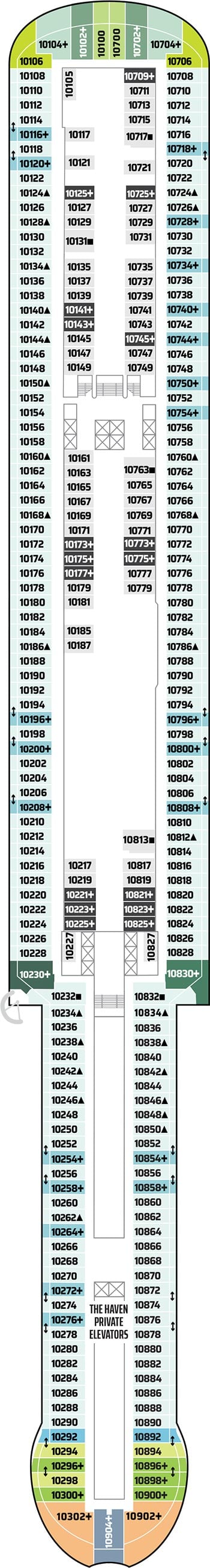 Deck 10 Plan