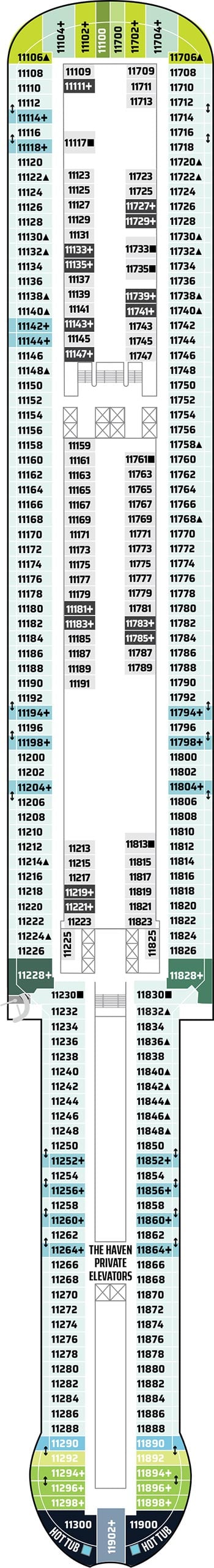 Deck 11 Plan