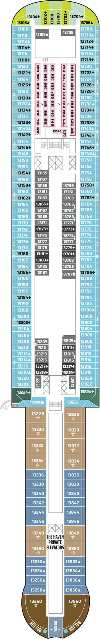 Deck 13 Plan