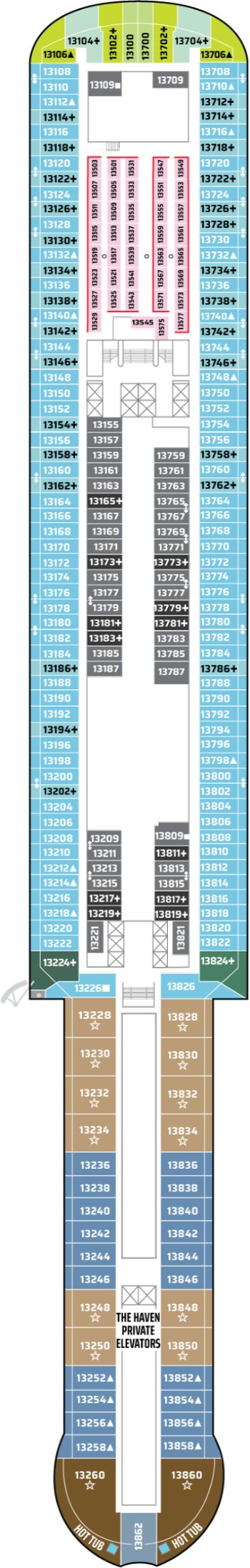 Deck 13 Plan