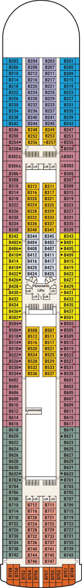 Deck 11 - Baja Deck Plan