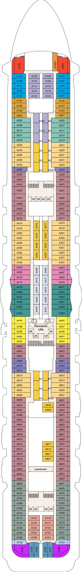 Deck 12 - Aloha  Plan