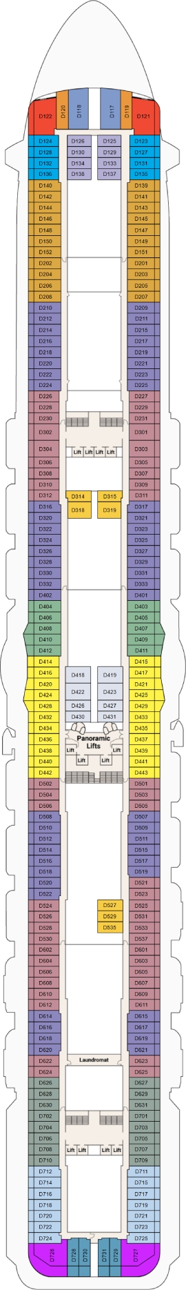Deck 9 - Dolphin  Plan