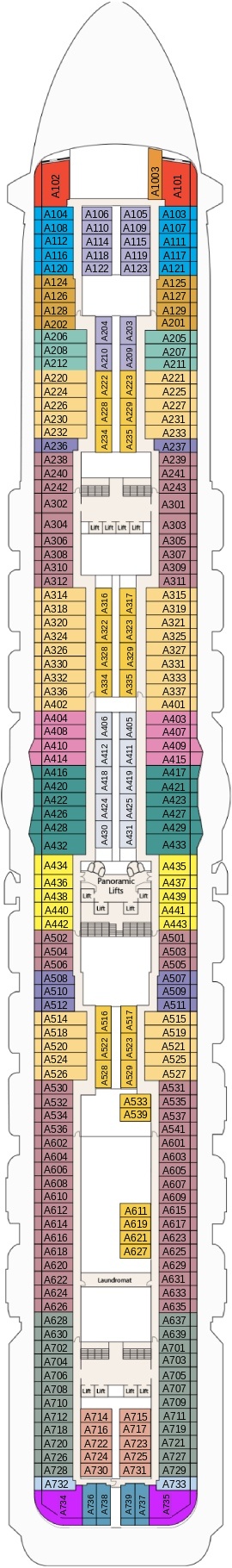 Deck 12 - Aloha  Plan