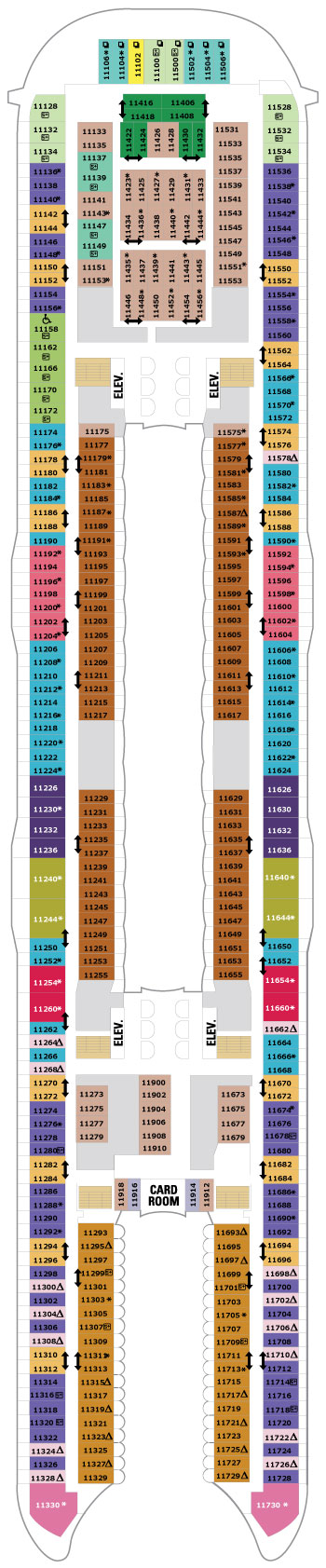 Deck 11 Plan