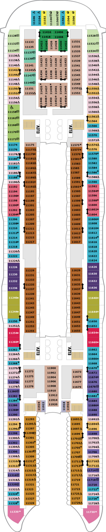 Deck 11 Plan