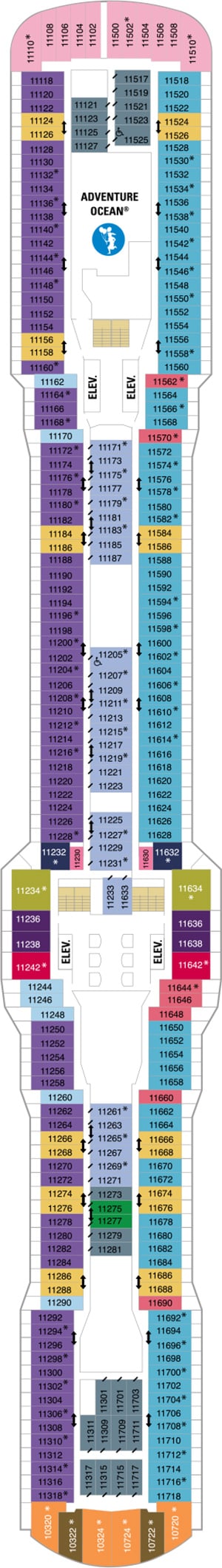 Deck 11 Plan