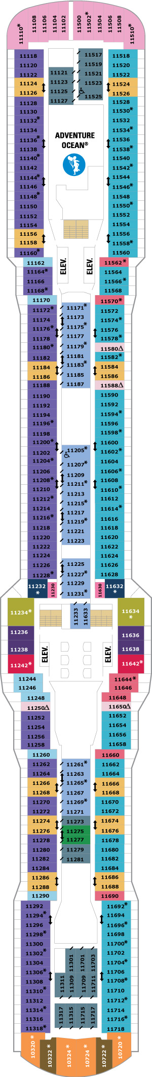 Deck 11 Plan