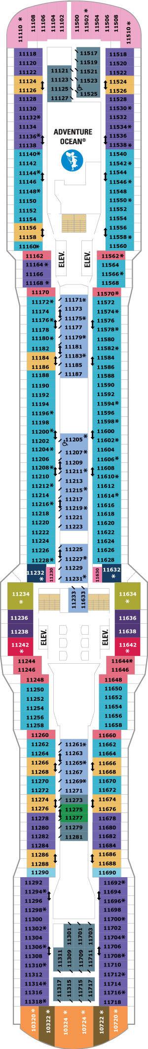 Deck 11 Plan