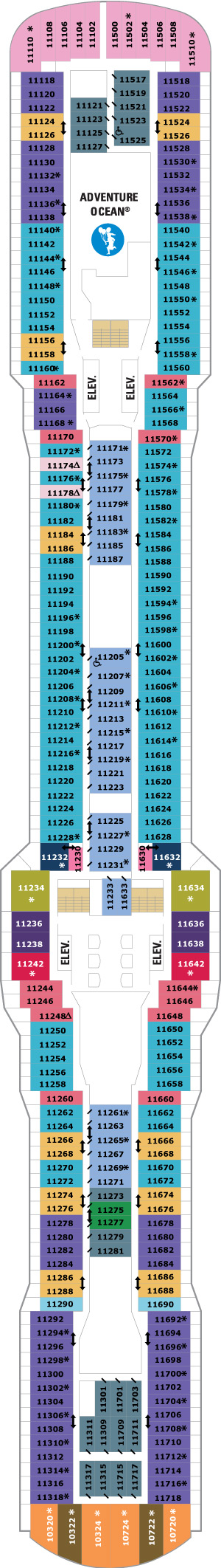 Deck 11 Plan