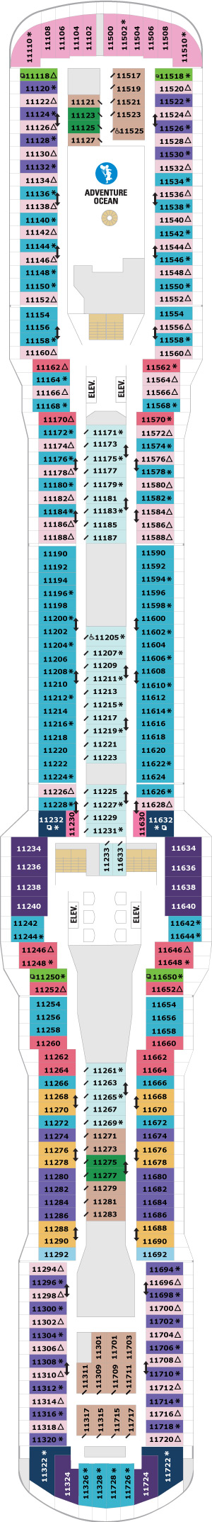 Deck 11 Plan
