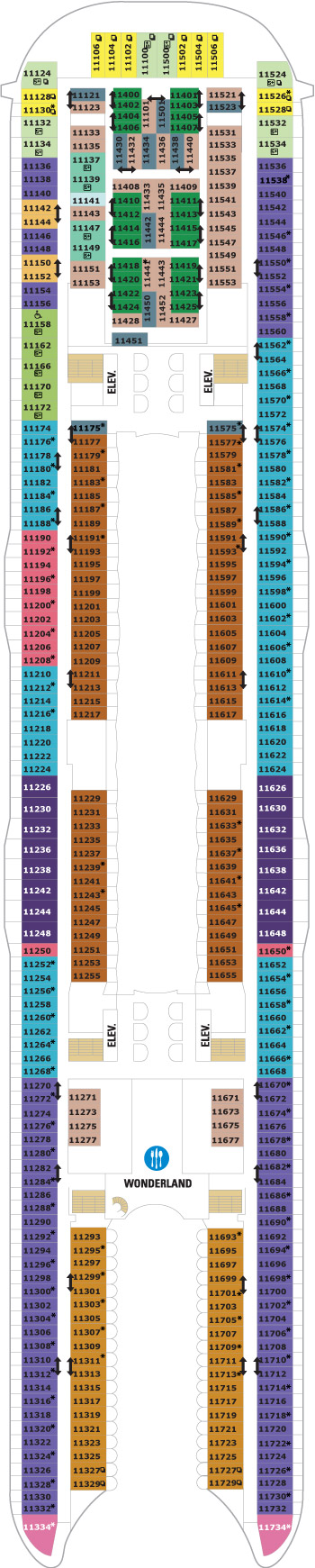 Deck 11 Plan