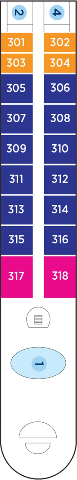 Sadec - Sun Deck Plan