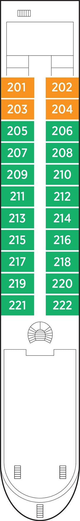 Saigon - Upper Deck Plan