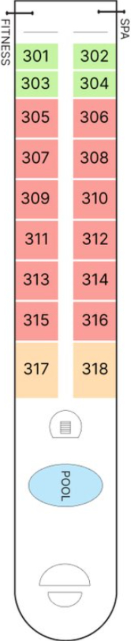 Sadec - Sun Deck Plan