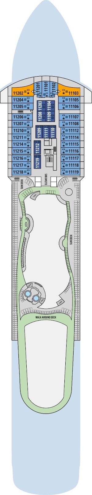 Deck 11 Plan