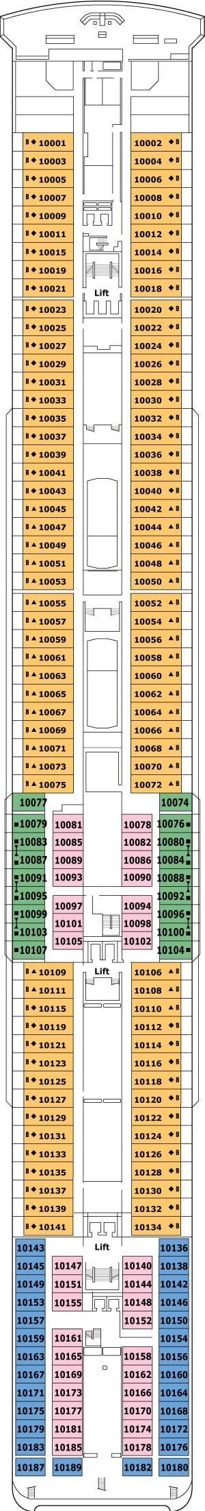 10 - Bellini Deck Plan
