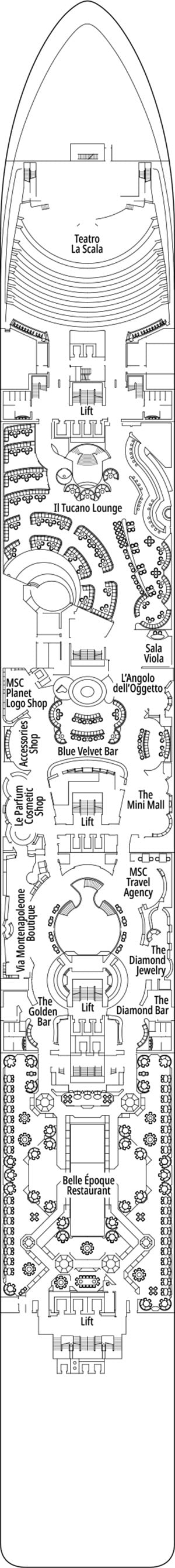 6 - Brillante Deck Plan