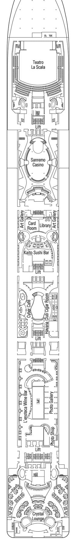 7 - Maestoso Deck Plan
