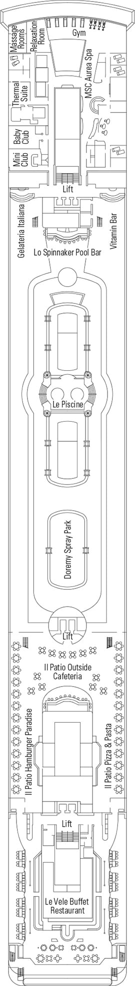 11 - Tosca Deck Plan
