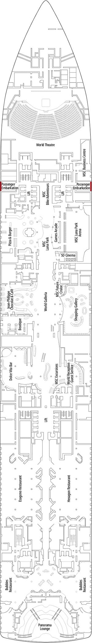 Deck 6 - Rome Plan