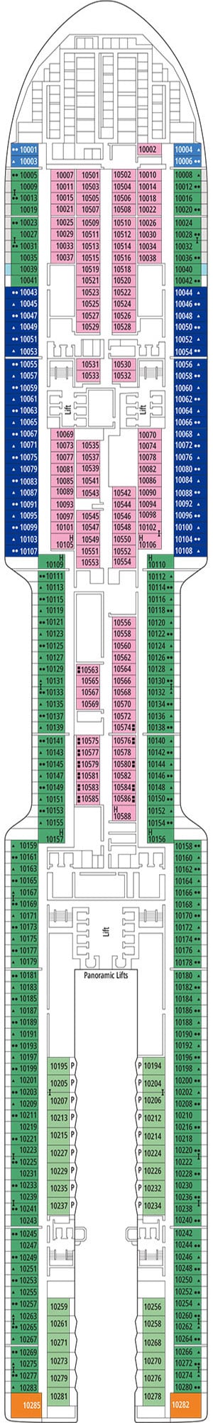 Deck 10 Plan