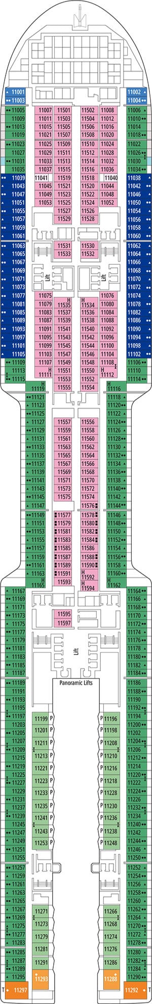 Deck 11 Plan