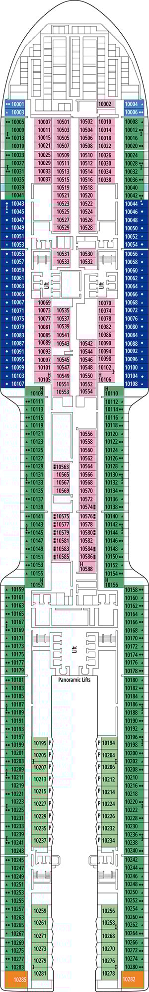 Deck 10 Plan