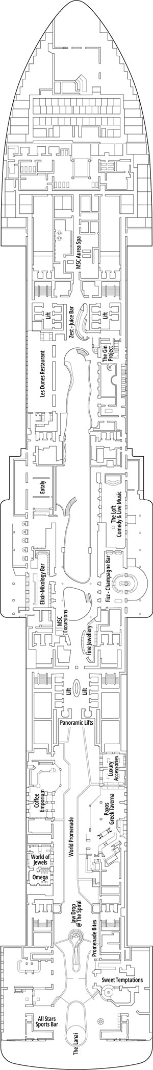 Deck 8 Plan
